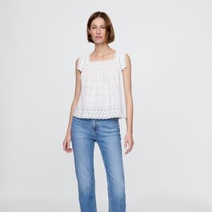 Gap × DOEN Eyelet Top